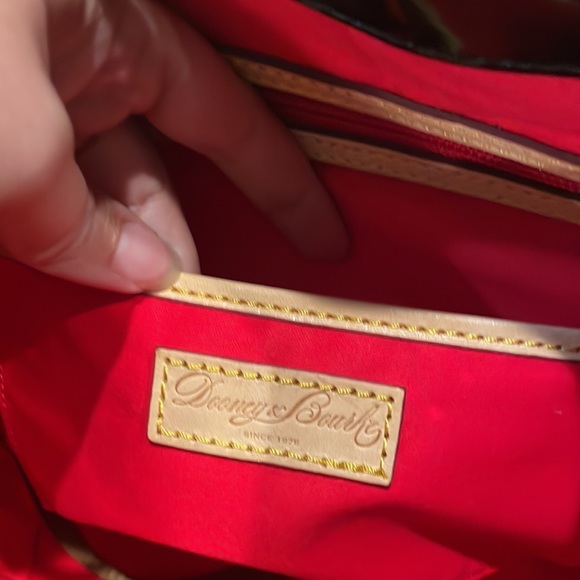 Dooney & Bourke Italian Patent Drawstring Signature Leathers Patent Collection - Picture 6 of 14